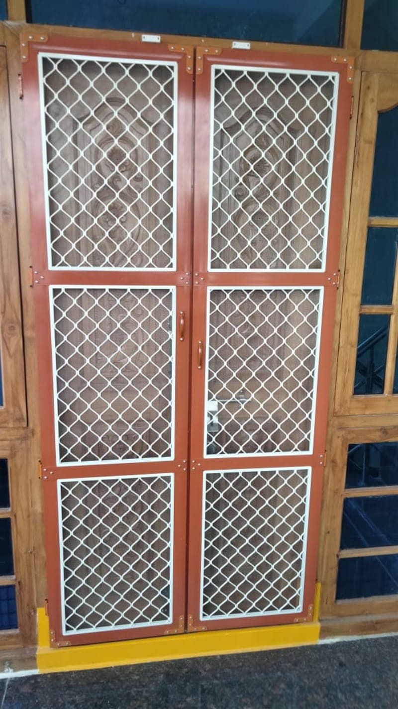 Aluminium Mesh Doors in Hyderabad - Prashanth Aluminium Works